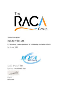 RACA Group 2023 Certificate