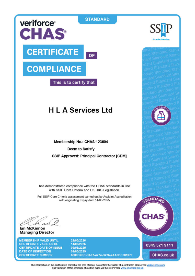 CHAS Certificate 2025