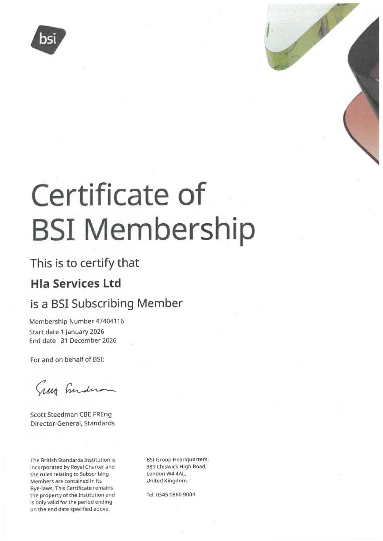BSI Certificate 2026
